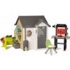 Domček pre záhradníka s pracovnou dielňou Garden House Life Smoby výnimočne rozšíriteľný s kvetináčmi