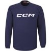 CCM Mikina Locker Room Fleece Crew SR - Senior, S, červená