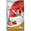N&D dog Quinoa GF Adult mini, skin & coat, quail & coconut 2,5 kg