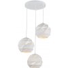 Italux | ITALUX PND-2424-3S-WH - Luster na lanku PALERMO 3xE27/40W/230V biela | IT0594