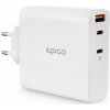 Epico 140W GaN sieťová nabíjačka - biela 9915101100142