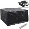 Ochranný obal na záhradný nábytok, súprava 172 x 172 x 73 cm, čierny
