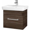 Dreja Umývadlová skrinka SOLO SZZ 50 - D25 Teak / Úchytka T03 / D25 Teak