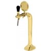 Výčapný stojan kovový 1 x kohút zlato