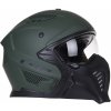 Motocyklová prilba LS2 OF606 Drifter Solid Matt Mili Green XXL