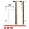Proxxon Micromot Proxxon frézy stopkové 10,0 mm/ 2ks kotúč 28727