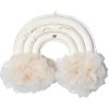COTTON & SWEETS Závesná dekorácia dúha Boho Grace - Vanilla