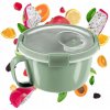 Curver Dóza Smart to go Eco jemná zelená 9,6x15,7x15,7 cm s uškom 0,9L