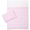 Träumeland obliečky Krone rosa 100 x 135 cm 40 x 60 cm