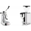 La Pavoni Stradivari Lusso + Rocket Espresso GIANNINO, chrome/black
