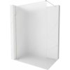 Mexen, Mexen Kioto-X sprchová stena 70 x 200 cm, matná 10 mm, matný nikel - 800-070-101-97-30-X