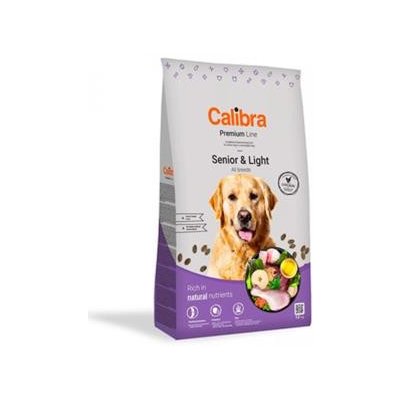 Calibra Dog Premium Senior & Light: pre zdravie starších psov a reguláciu váhy Hmotnosť balenia: 12 + 2 kg