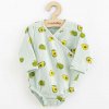 NEW BABY Dojčenské mušelínové body s bočným zaväzovaním New Baby Avocado Veľ. 86