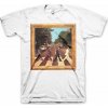 The Beatles Tričko Abbey Road Cover Unisex White 2XL
