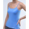 GINA Dámska bezšvová jednofarebná košieľka Bamboo Cotton | 08988P - atlantic biela, S/M