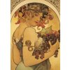 Pohľadnica Alfons Mucha – Fruit, krátka