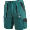 Canis Pánske pracovné kraťasy CXS LUXY TOMÁŠ Zelená čierna