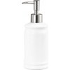 Venus Pure White Dávkovač mydla, 19 × 7,5 cm, keramika, kov, CE-1104-D