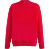 Fruit of the Loom Mikina Lightweight Set-In Sweat, pánská COT16215600401-red S Červená