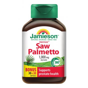 Jamieson prostease saw palmetto 125 mg 60 tabliet