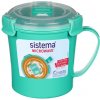 Sistema Microwave Hrnček na polievku 656 ml, mätová