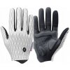 Športové rukavice Rockbros celoprstové jarno-letné, veľkosť L - bielo-čierne