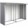 Biohort stena pre WoodStock 300 strieborná, 288,6 x 1,1 x 196,5 cm