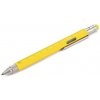 Victoria Guľôčkové pero, žlté, multifunkčné, so stylusom, TROIKA