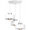 Luminex | Luster na lanku MARTI 3xE27/15W/230V biela/chróm | LU9845