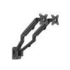 Gembird MA-WA2-01 monitor mount / stand 68.6 cm (27 ) Black Wall