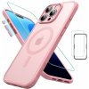 ESR Classic Pro Case (HaloLock) Set, Compatible with iPhone 16 Pro Max, Frosted Pink 1A7790501 (1A7790501)