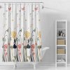 AQUALINE ZV038 biele/farebné kvety 180 x 180 cm
