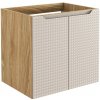 ArtCom Skrinka pod umývadlo LUXOR Beige 82-60-2D | 60 cm s dvierkami