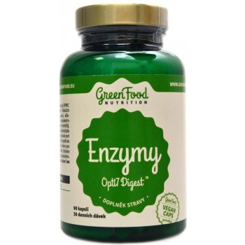 GreenFood Enzýmy Opti 7 Digest 90 kapsúl