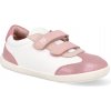 Barefoot detské tenisky Garvalín - Sauvage Blanco Y Rosa bielo - ružové s trblietkami