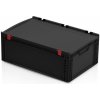 ESD euro prepravka s vekom so závesmi 60x40x23,5(v) cm