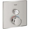 Grohe Grohtherm SmartControl - Termostatická sprchová batéria pod omietku s 1 ventilom, supersteel - 29123DC0