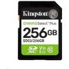 Kingston pamäťová karta 256GB Canvas Select Plus Gen 3 SDXC 150R U1 UHS-I C10 V10