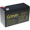 Long 12V 7,2Ah olovený akumulátor F2 PBLO-12V007,2-F2A