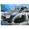 Deflektory - protiprievanové plexi Dacia Duster 5D 2010 - 2018