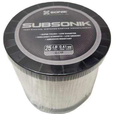 Sonik Vlasec Subsonik Clear 3000m 0,31mm 15lb (RC0037)