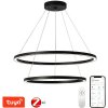 Immax NEO FINO Smart závesné svietidlo čierne 60+80cm, CCT 93W, Zigbee 3.0
