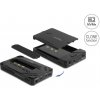 Delock Externí pouzdro USB Type-C™ pro 1 x SSD M.2 NVMe + 1 x SATA SSD / HDD 2.5” s funkcí klonování
