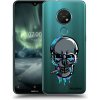 Picasee silikónový prehľadný obal pre Nokia 7.2 - EARTH - Lebka 3.0
