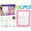 Lean Toys 3D Svietiaca tabuľa modrá