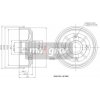 Brzdový bubon MAXGEAR Automotive 19-1042