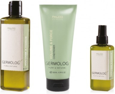 Palco Germology Volume & Force šampón 250 ml + kondicionér 200 ml + sprej 150 ml darčeková sada