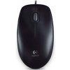 Myš drôtová, Logitech B100, čierna, optická, 800DPI