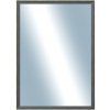 DANTIK - Zrkadlo v rámu, rozmer s rámom 50x70 cm z lišty Inclinata colori šedá (3133)