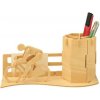 Woodcraft Drevené 3D puzzle Stojan na ceruzky Cyklista